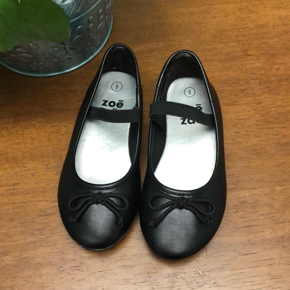 5/20$ Toddler girls black dress shoes